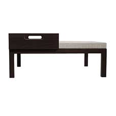 Aldus Square Ottoman with Tray