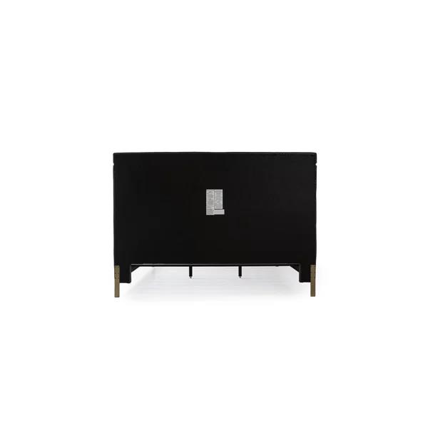 Munro Queen Leather Bed