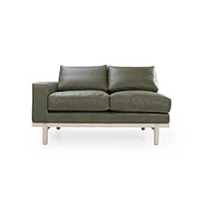 Cantor Left Arm Leather Sofa