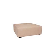 Leather Ottoman