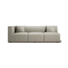 Hilbert 97" Leather Left Arm Sofa